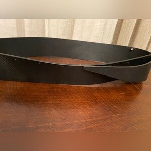 Kate spade Saturday black leather asymmetrical belt
